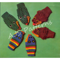 Pattern glove puppet